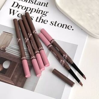 Duo Eyebrow Pencil & Mascara 5 Colors #01 Dark Brown - 280mg+2g