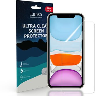 Duo Pack (2 stuks) Beschermfolie - Full Cover Screen Protector - iPhone 11