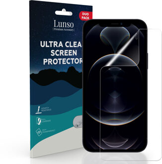 Duo Pack (2 stuks) Beschermfolie - Full Cover Screen Protector - iPhone 12 Pro Max