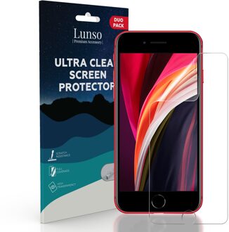 Duo Pack (2 stuks) Beschermfolie - Full Cover Screen Protector - iPhone 7 / 8 / iPhone SE (2020)