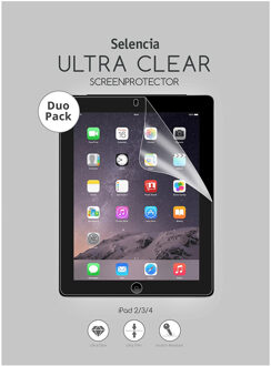 Duo Pack Ultra Clear Screenprotector Voor De Ipad 2 / 3 / 4