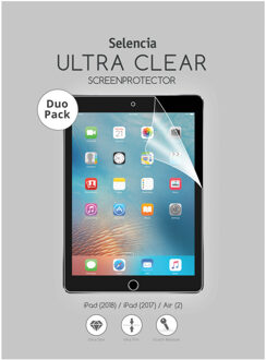 Duo Pack Ultra Clear Screenprotector Voor De Ipad (2018) / Ipad (2017) / Air (2)