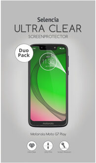 Duo Pack Ultra Clear Screenprotector Voor De Motorola Moto G7 Play