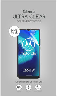 Duo Pack Ultra Clear Screenprotector Voor De Motorola Moto G8 Power Lite