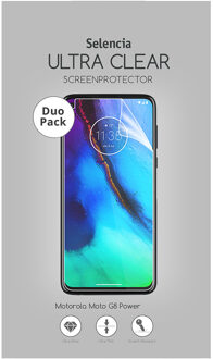 Duo Pack Ultra Clear Screenprotector Voor De Motorola Moto G8 Power