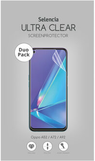 Duo Pack Ultra Clear Screenprotector Voor De Oppo A52 / A72 / A92