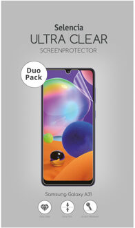 Duo Pack Ultra Clear Screenprotector Voor De Samsung Galaxy A31