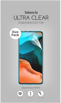 Duo Pack Ultra Clear Screenprotector Voor De Xiaomi Poco F2 Pro