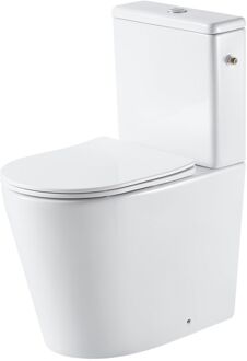 Duoblok Toilet Esino Met Randloze Toiletpot - Wit