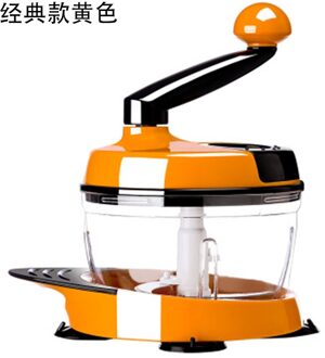 Duolvqi Handmatige Vleesmolen Multifunctionele Groente Knoflook Mincer Cutter Praktische Vlees Gevogelte Gereedschap Bpa Gratis Kitchen Supply Classic-geel