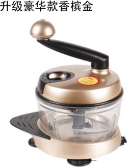 Duolvqi Handmatige Vleesmolen Multifunctionele Groente Knoflook Mincer Cutter Praktische Vlees Gevogelte Gereedschap Bpa Gratis Kitchen Supply Luxury-goud