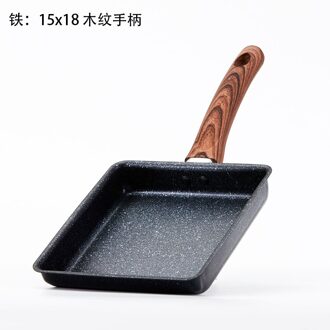 Duolvqi Japanse Stijl Mini Koekenpan Ei Pannenkoek Koken Tool Non-stick Omelet Pan Utensilios De Cocina Keuken Gadgets Wood