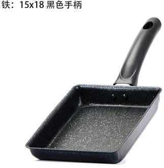 Duolvqi Japanse Stijl Mini Koekenpan Ei Pannenkoek Koken Tool Non-stick Omelet Pan Utensilios De Cocina Keuken Gadgets zwart