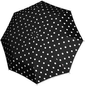 Duomatic opvouwbare paraplu M Dot Art black Multi
