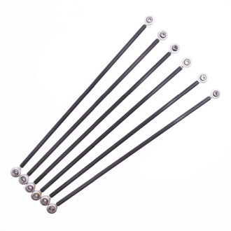 DuoWeiSi 3D Printer Parts 6pcs/lot Parallel Manipulator Fisheye Carbon Rod 200mm 216mm 25mm 320mm For Kossel Delta 3D Printer
