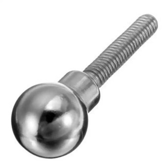 DuoWeiSi 3D Printer Parts M3/M4/M5/M6 ball screw K800 Magnet Joint Spherical Ball Screw Delta ball head screw 12mm-M4-20mm