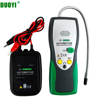 DUOYI DY25 Cable Tracker Automotive Short Open Circuit Finder Tester Car Repair Tool Tracer Diag 2 Wire Cables Type PK EM415pro