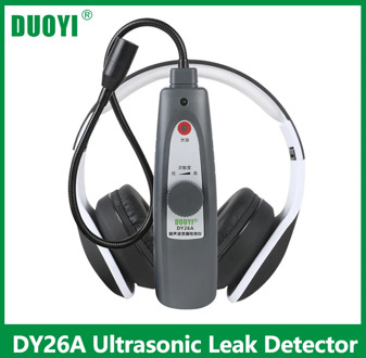 DUOYI DY26A Ultrasonic Leak Detector Tool Transmitter Sealing Flaw Stethoscope Gas Water Leak Pressure Vacuum Probes Location