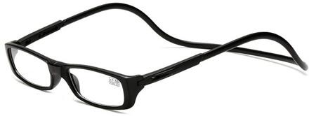 Duoyuanse Mode Leesbril Magneet Vouwen Handig Ultralichte Verziendheid Bril Voor Ouderen Mannen/Vrouwen Anti-vermoeidheid +100 / 1001H