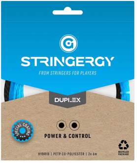 Duplex Set Snaren 2x 6m-Zwart,Blauw - 1.19,1.24,1.29