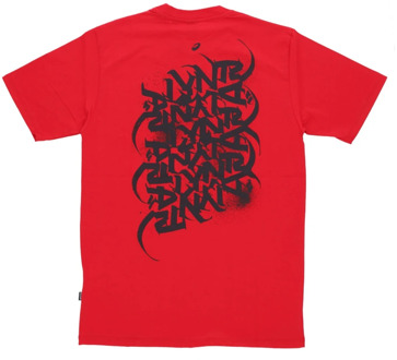 Duplication Tee X Warios Rood - Streetwear Collectie Dolly Noire , Red , Heren - Xl,L