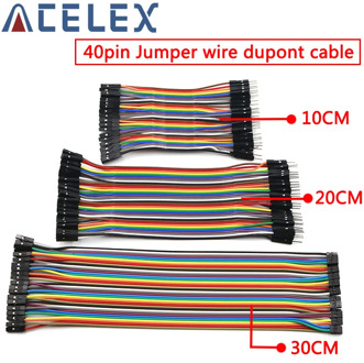 Dupont Line 10cm/20CM/30CM Male to Male+Female to Male + Female to Female Jumper Wire Dupont Cable for arduino DIY KIT