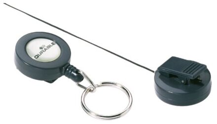 Durable Afrolmechanisme durable 8222 met sleutelring 800mm Antraciet