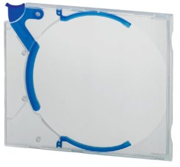 Durable Cd opbergbox Quickflip standaard blauw 5stuks
