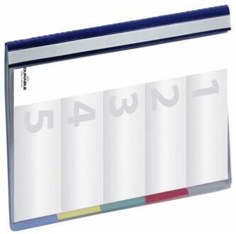 Durable Divisoflex organisatiemap - A4 formaat - blauw - 5 stuks