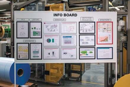 Durable Duraframe magnetic infokader - A4 formaat - Zilver Wit