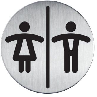 Durable Infobord pictogram Durable 4920 toileten D/H rond 83Mm