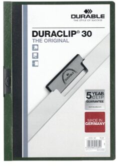 Durable Klemmap Durable 2200 A4 3mm donkergroen