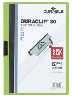 Durable Klemmap Durable 2200 A4 3mm groen