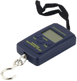 Durable Portable 40kg/10g LCD Digital Display Electronic Hanging Fishing Digital Pocket Weight Hook Scale Pocket Size