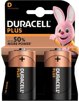 Duracell 10x Duracell D Plus batterijen alkaline LR20 MN1300 1.5 V - Batterijen