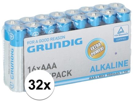 Duracell 32x Grundig AAA batterijen alkaline Multi