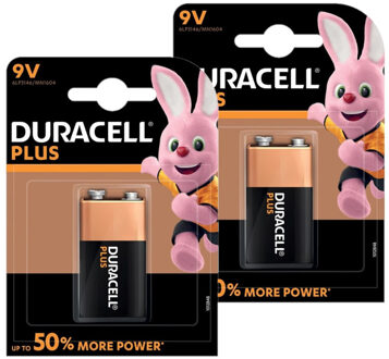 Duracell 4x stuks Duracell V9 Plus batterij alkaline - Lr61 - Batterijen pack - Blokbatterijen