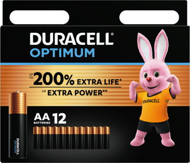 Duracell Batterij Duracell Optimum 12xAA