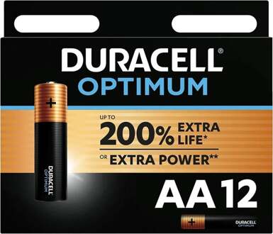 Duracell Batterij Duracell Optimum 12xAA