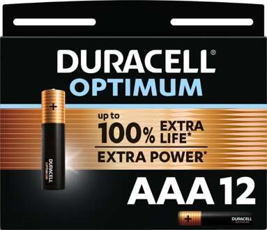 Duracell Batterij Duracell Optimum 12xAAA