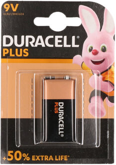 Duracell Batterij Duracell Plus 1x9Volt