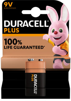 Duracell Batterij Duracell Plus 1x9Volt