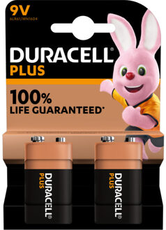 Duracell Batterij Duracell Plus 2x9Volt