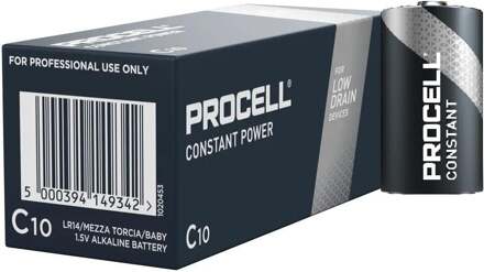 Duracell Batterij Industrial C alkaline doos a 10 stuks