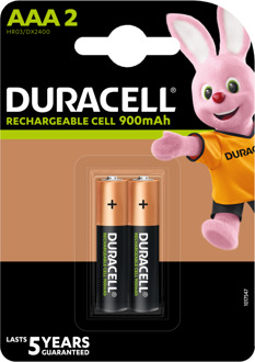 Duracell Batterij oplaadbaar Duracell 2xAAA 850mAh Ultra