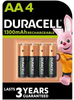 Duracell Batterij oplaadbaar Duracell 4xAA 1300mAh Plus