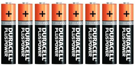 Duracell Batterij Plus Potl AAA MN2400 8 Stuks