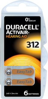Duracell Batterijen Easytab Da312/6 Bruin