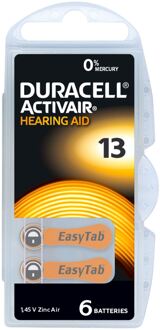 Duracell DA13 gehoorapp batterij 1,4V