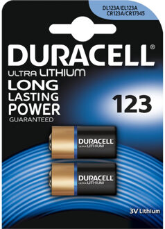 Duracell High Power Lithium 123-batterij 3V 2 stuks